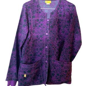 Nurses Jacket Purple XS